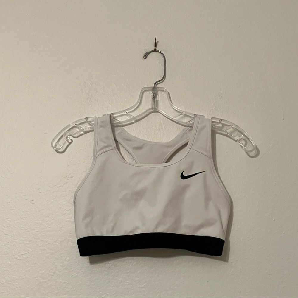 White Nike Sports Bra